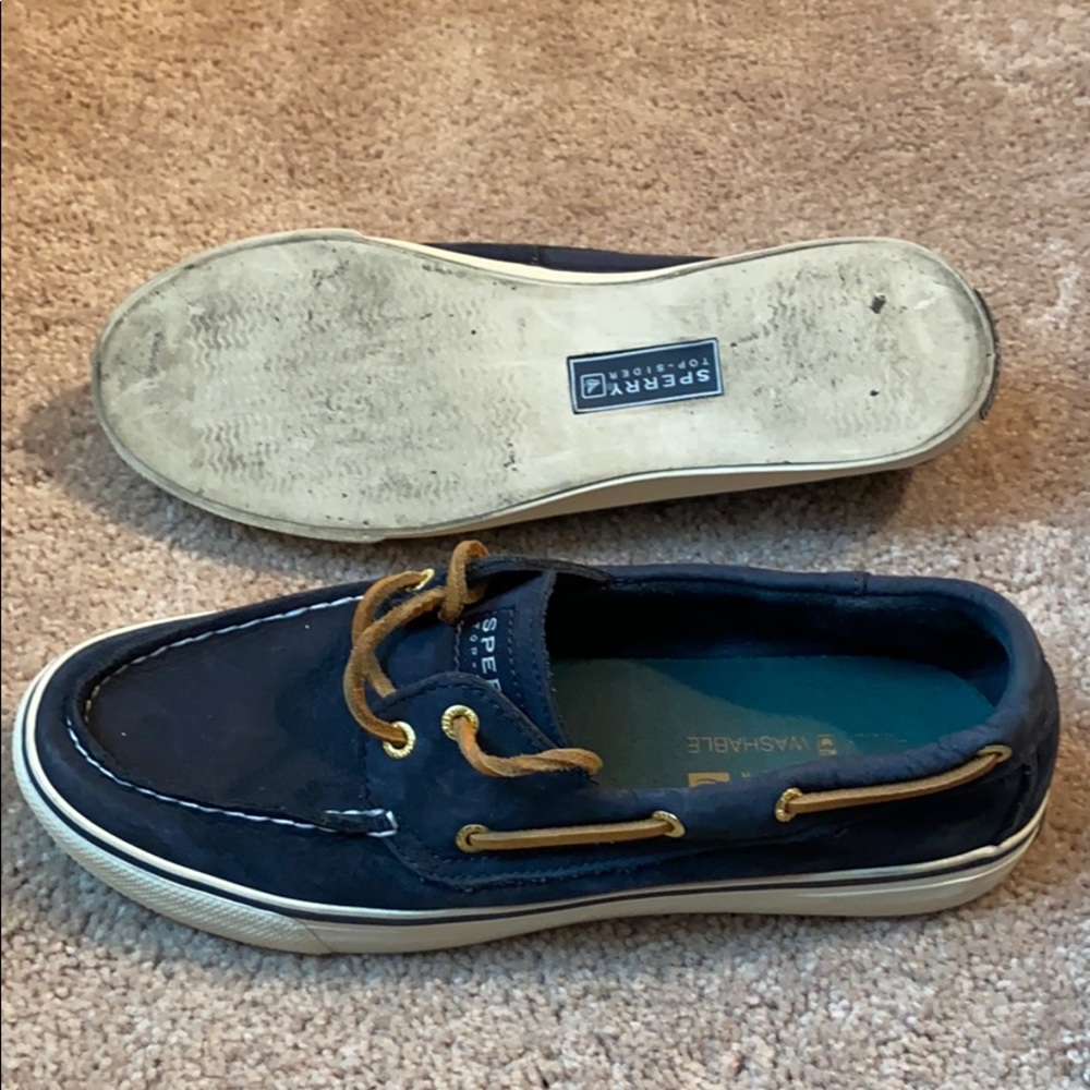 Navy Sperrys - Picture 4 of 5